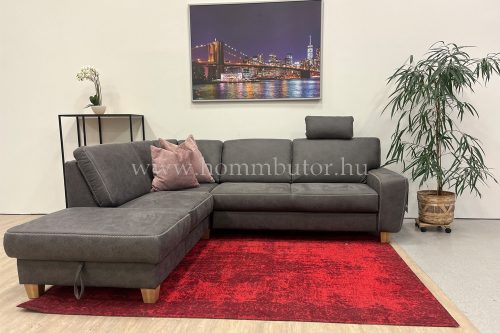 VICENZA közepes méretű (252x218) L alakú sarok ülőgarnitúra, ágyazható 