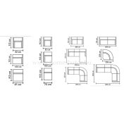 WINDSOR 2 üléses kanapé 