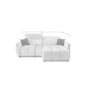 ZELON L-alakú ülőgarnitúra