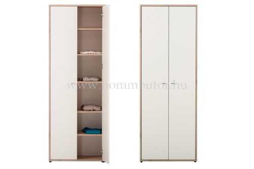 ZERO polcos szekrény 2 ajtós 72x196 cm
