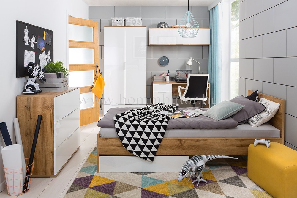 Zele elemes ifjúsági bútor